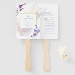 Leque Cerimônia Peri ID954 de Casamento de Flores Selvag