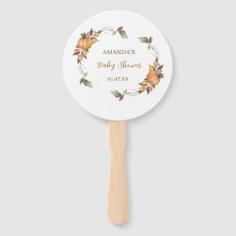 Leque Chá de fraldas de Pumpkin Russo do Fall Boho