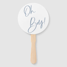 Leque Chá de fraldas Denim Blue Boy Personalizado