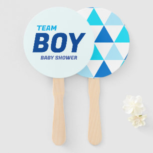 Leque Chá de fraldas do Modern Blue Team Boy
