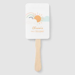 Leque Chá de fraldas Mínimo do Pastel