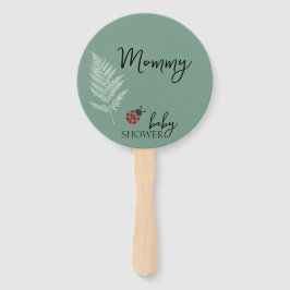 Leque Chá de fraldas Verde de Forest Ladybugs