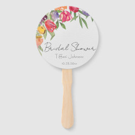 Leque Chá de panela de Tulipas Brilhantes e Divertidas