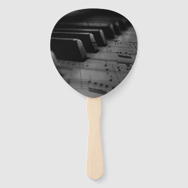 Leque Chaves de Piano de Música (Frente)