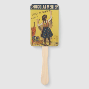 Leque Chocolat Menier Little Girl Escrevendo