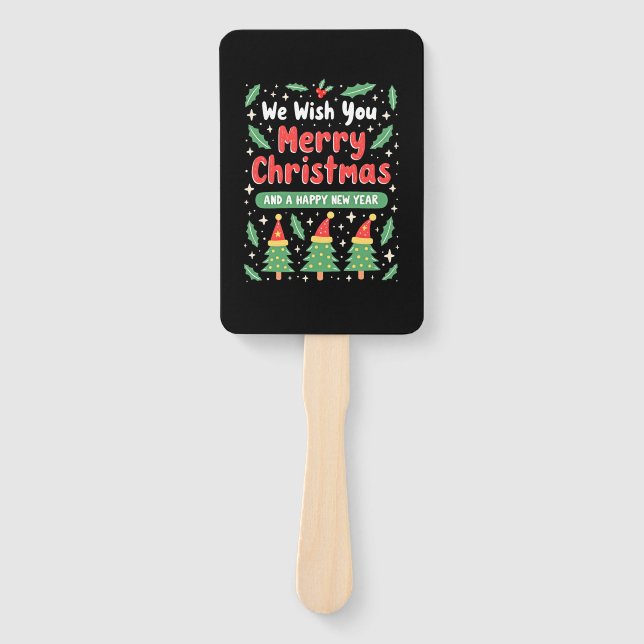 Leque Christmas Christmas Christmas Christmas Christmas  (Frente)