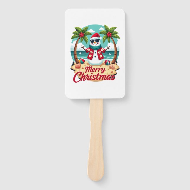 Leque christmas Snowman (Frente)