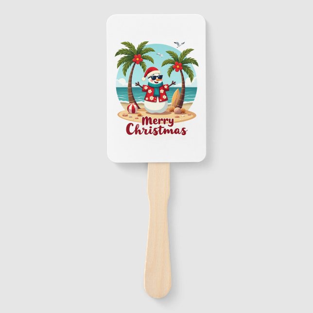 Leque christmas Snowman (3) (Frente)