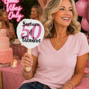 Leque Cinquenta e Fabuloso Aniversário de 50 anos Festa