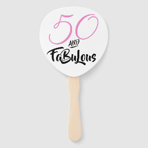 Leque Cinquenta e Fabuloso Aniversário de 50 anos Person
