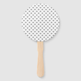 Leque Cinzas Concretas Simétricas em Branco