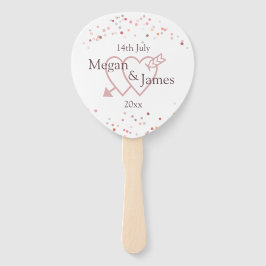 Leque Círculos de Confetti Rosa