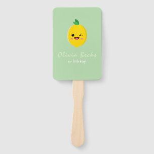 Leque Citrus Lemon Chá de fraldas