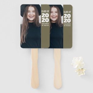Leque Classe de 2020 Anúncio de Graduação de Fotos