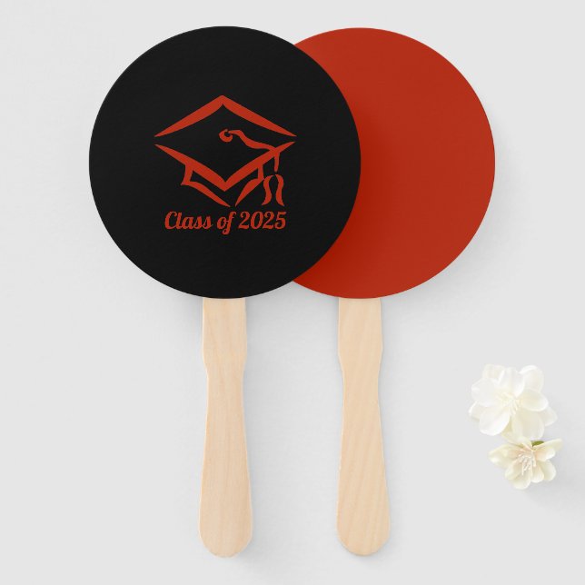 Leque Classe de Graduação do Ano de Personalização do BL (Frente e Verso)