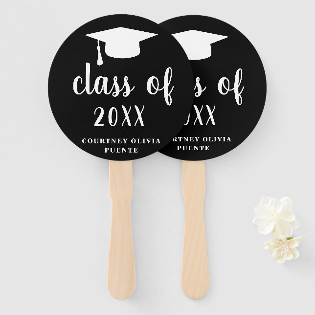 Leque Classe Simples De Graduação Moderna Do Conselho De (Frente e Verso)