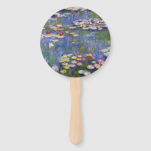 Leque Claude Monet - Lírios/Ninfas