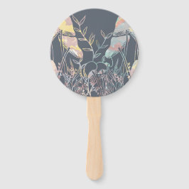 Leque Cogumelos Aquarela