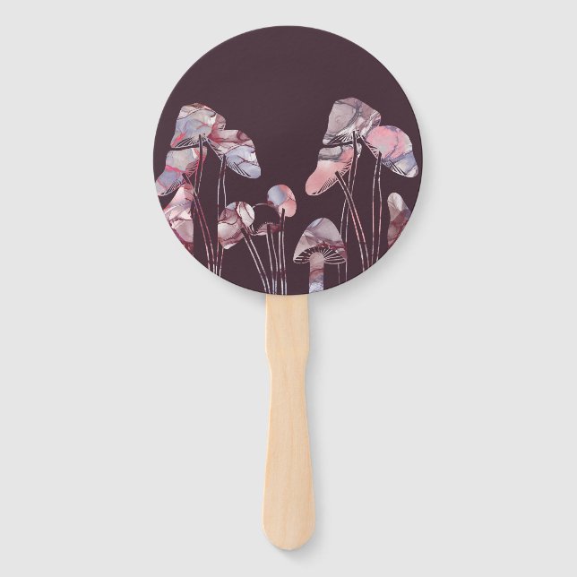 Leque Cogumelos de tinta púrpura (Frente)