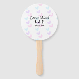 Leque Combinação divina adicionar nome do casal letra pa