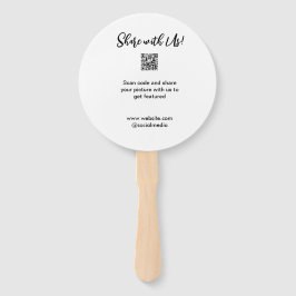 Leque Compartilhe a imagem digitalizar código QR adicion