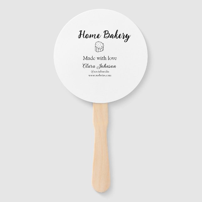 Leque Compartimento caseiro adicione seu nome de texto p (Frente)