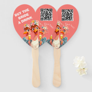 Leque Comprar a noiva de um código QR personalizável