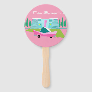 Leque Conjunto de Primaveras para as palmas retrorrosado