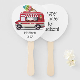 Leque conjunto de ventiladores de texto personalizado do