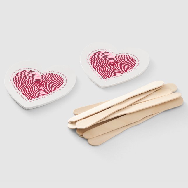 Leque Conjunto de Ventoinhas Amor (Desmontado)