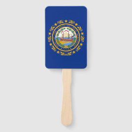 Leque Conjunto de ventoinhas manuais com bandeira de New