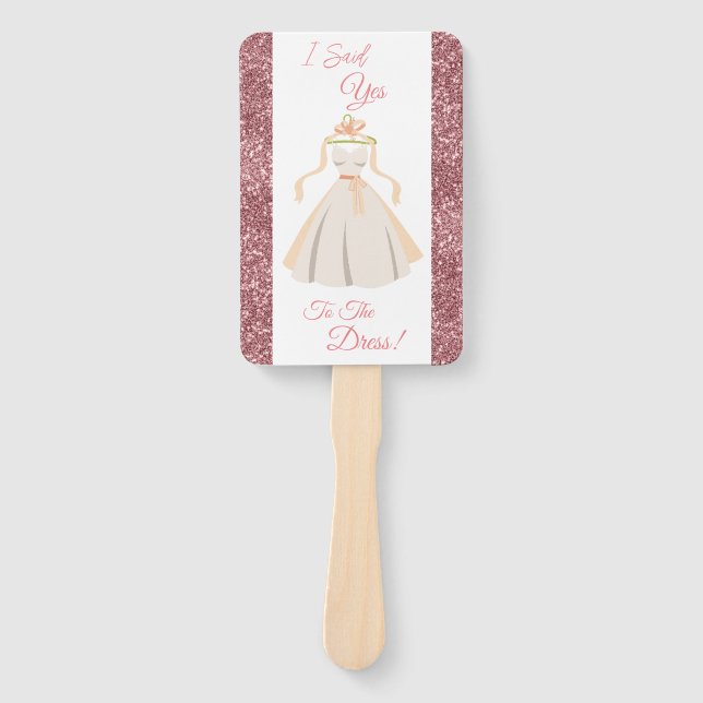 Leque Conjunto de ventoinhas - Sim ao Vestido (Frente)