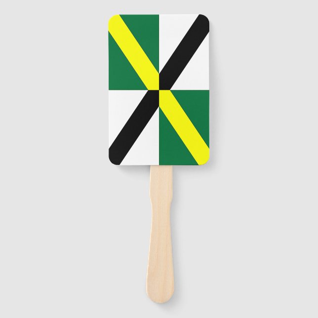 Leque Conjunto patriótico de fãs manuais com bandeira de (Frente)