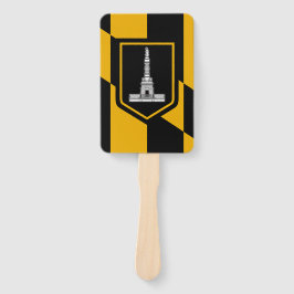 Leque Conjunto patriótico de fãs manuais com bandeira de