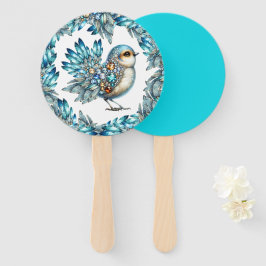 Leque Convite de Tema de Aves para preciosos