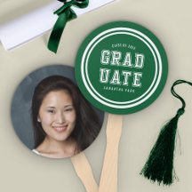 Cor de Fundo Editável Varsity Foto de Graduado
