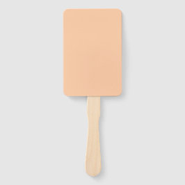 Leque Cor Pêssego Intenso Sólida