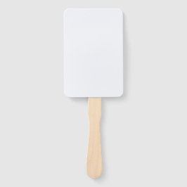 Leque Cor Sólida Branca do Fantasma