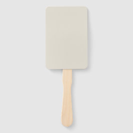 Leque Cor Sólida do Café Branco