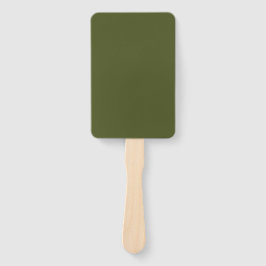 Leque Cor Sólida Verde do Exército