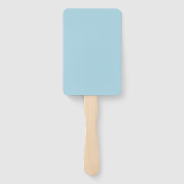 Leque Cor Sólido Azul Claro