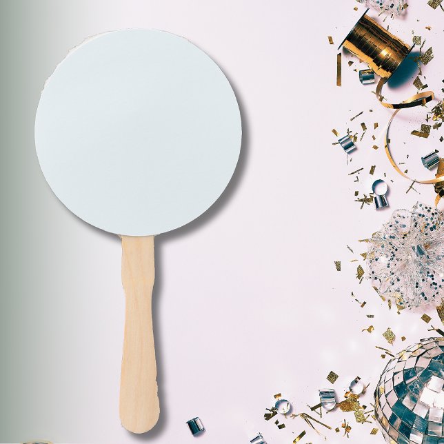 Leque Cor Sólido Branco do fosco | Clássico | Elegante (Criador carregado)