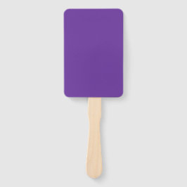 Leque Coração Roxo Cor Sólida