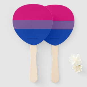 Leque Cores da bandeira do orgulho bissexual SlipperyJoe