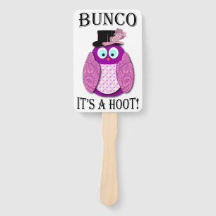 Leque Coruja bonito elegante do jogo dos dados de Bunco