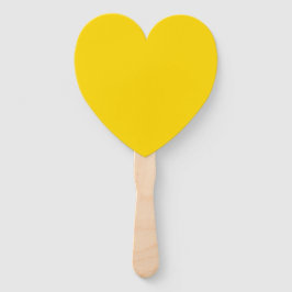 Leque Creative Expression Hot Bold Yellow Heart