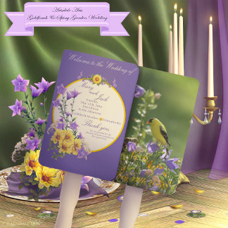 Leque Creme de Coleção de Jardim primavera