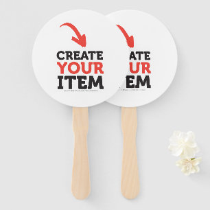 Leque CRIE-O-SEU Design personalizado de upload DIY Redo
