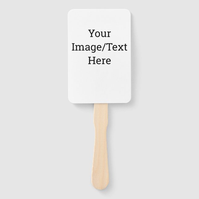 Leque Crie seu ventilador da mão (Frente)