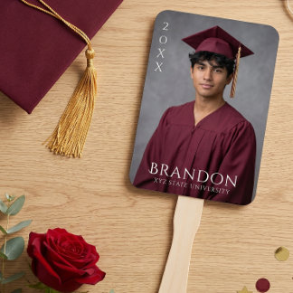 Leque Crie Sua Própria Foto de Formatura Personalizada